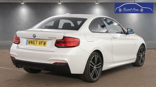 BMW 2 Series Gran Coupe 2.0 220I M Sport Coupe Euro 6 Ss White #4