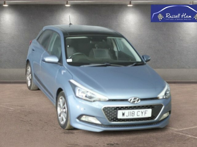 Hyundai I20 1.2 Premium Se Nav Hatchback Eur Blue #2