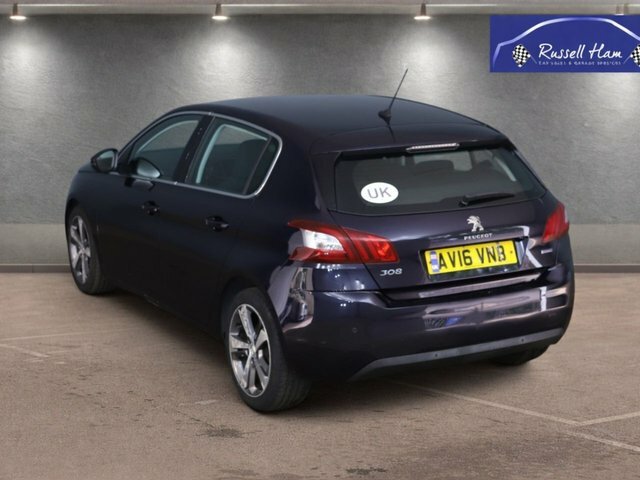 Peugeot 308 1.2 Puretech Allure Hatchback Eat Euro Blue #4