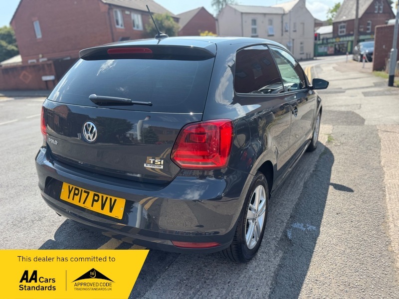 Volkswagen Polo 1.2 Tsi Bluemotion Tech Match Edition Hatchback Grey #8