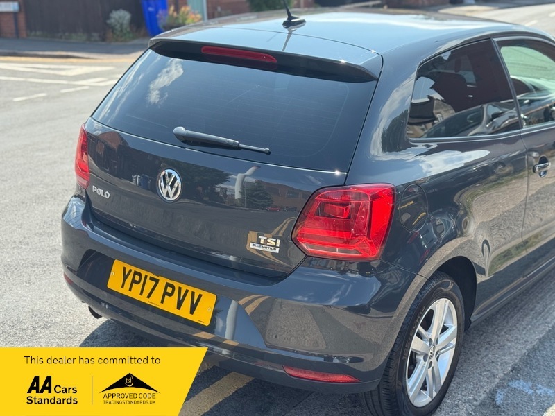 Volkswagen Polo 1.2 Tsi Bluemotion Tech Match Edition Hatchback Grey #16