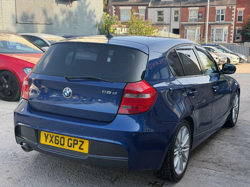 BMW 1 Series 2.0 118D M Sport Steptronic Euro 5 Blue #4