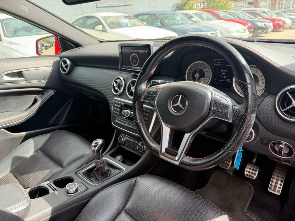 Mercedes-Benz A Class A200 Blueefficiency Amg Sport Red #11