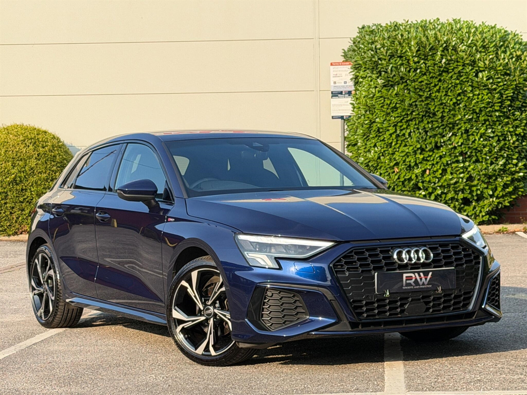 Audi A3 1.0 Tfsi 30 S Line Sportback S Tronic Euro 6 Ss Blue