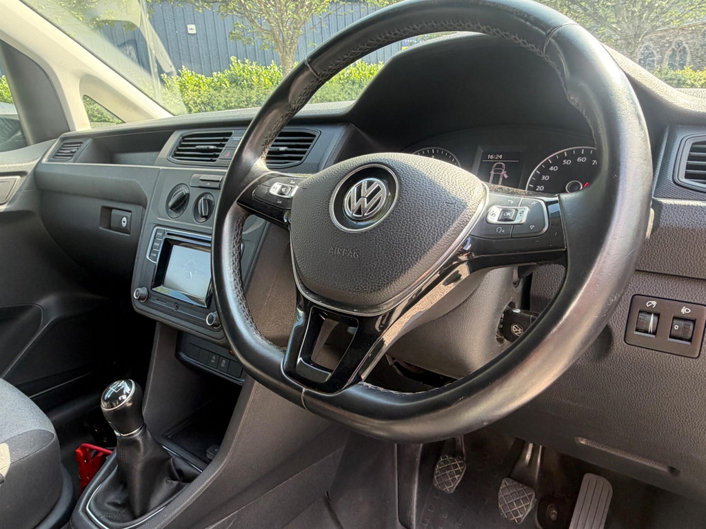 Volkswagen Caddy 2.0 Tdi C20 Startline Swb Euro 6 Ss White #3