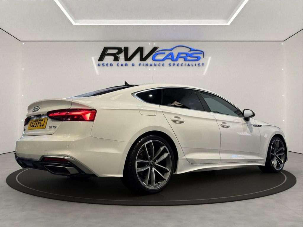 Audi A5 2L S Line White #4
