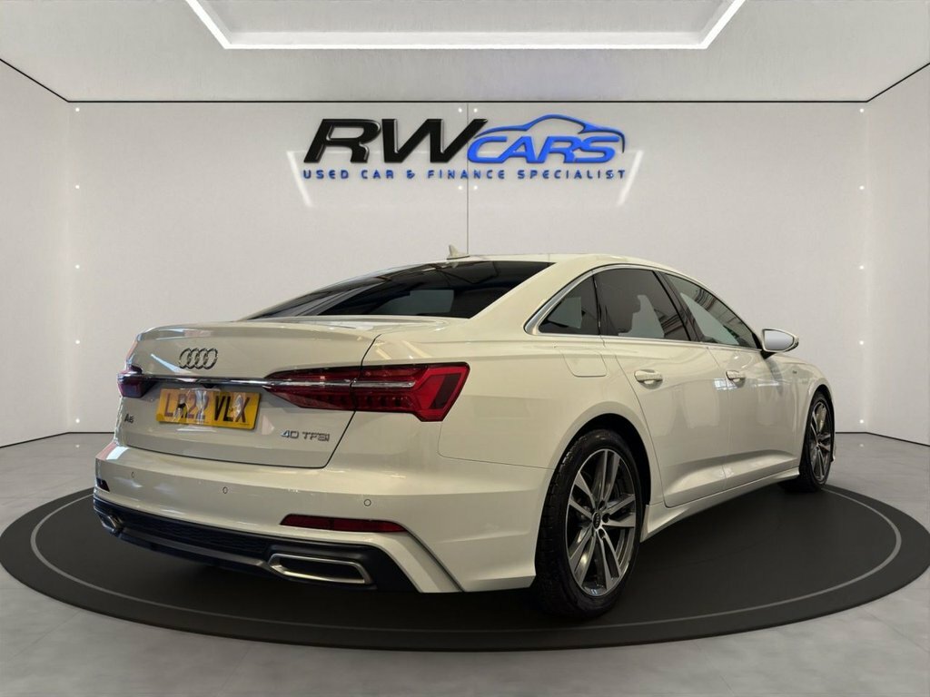 Audi A6 Saloon 2L S Line White #4