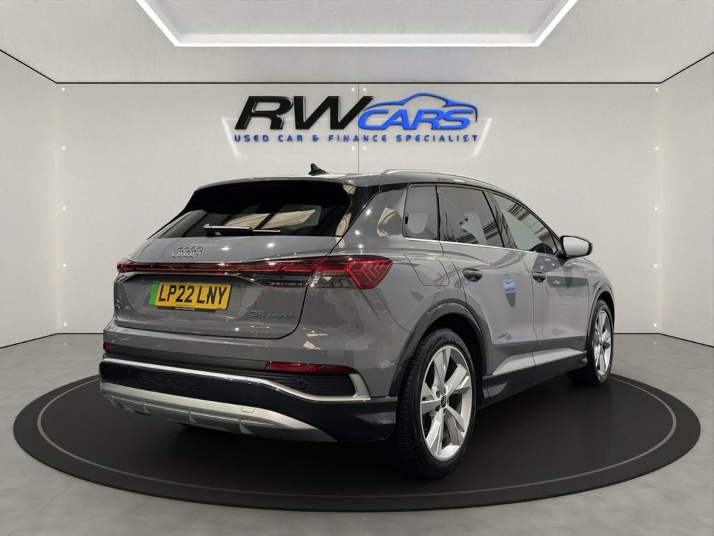 Audi Q4 E Tron Suv Grey #4