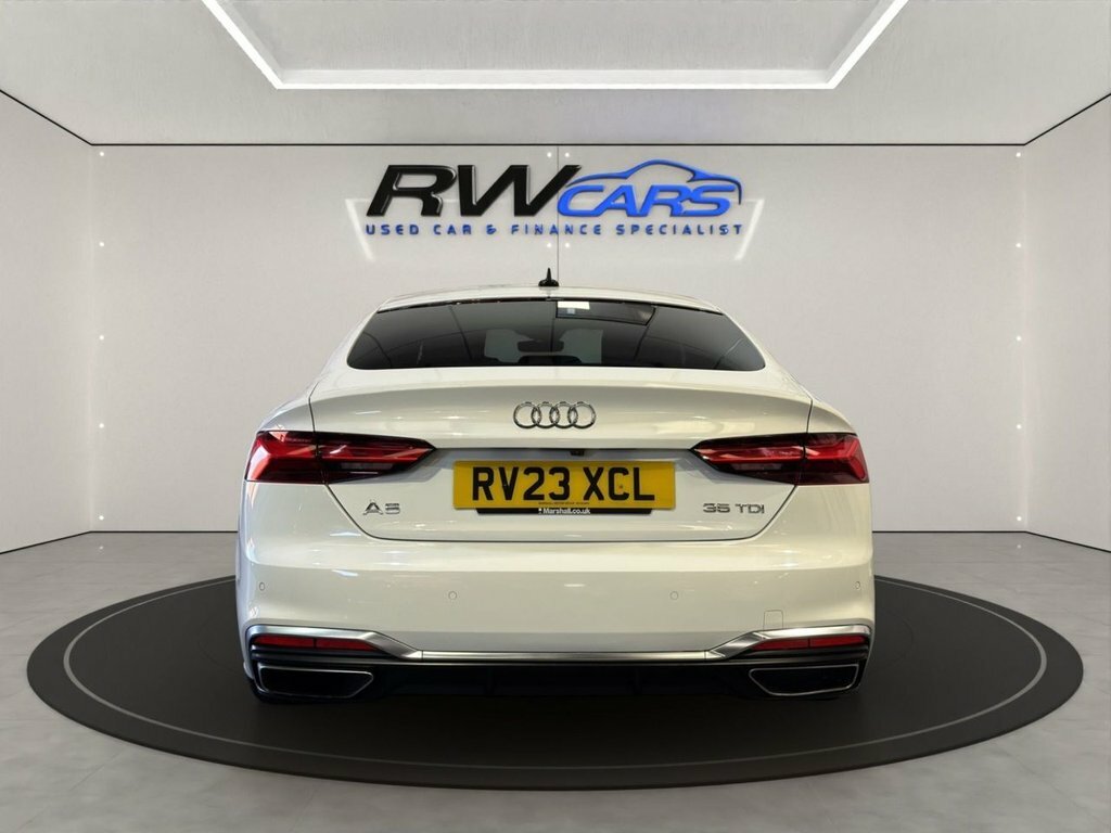 Audi A5 2L S Line White #3