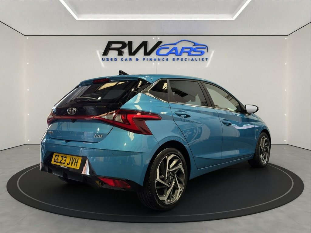 Hyundai I20 1L Premium Blue #4