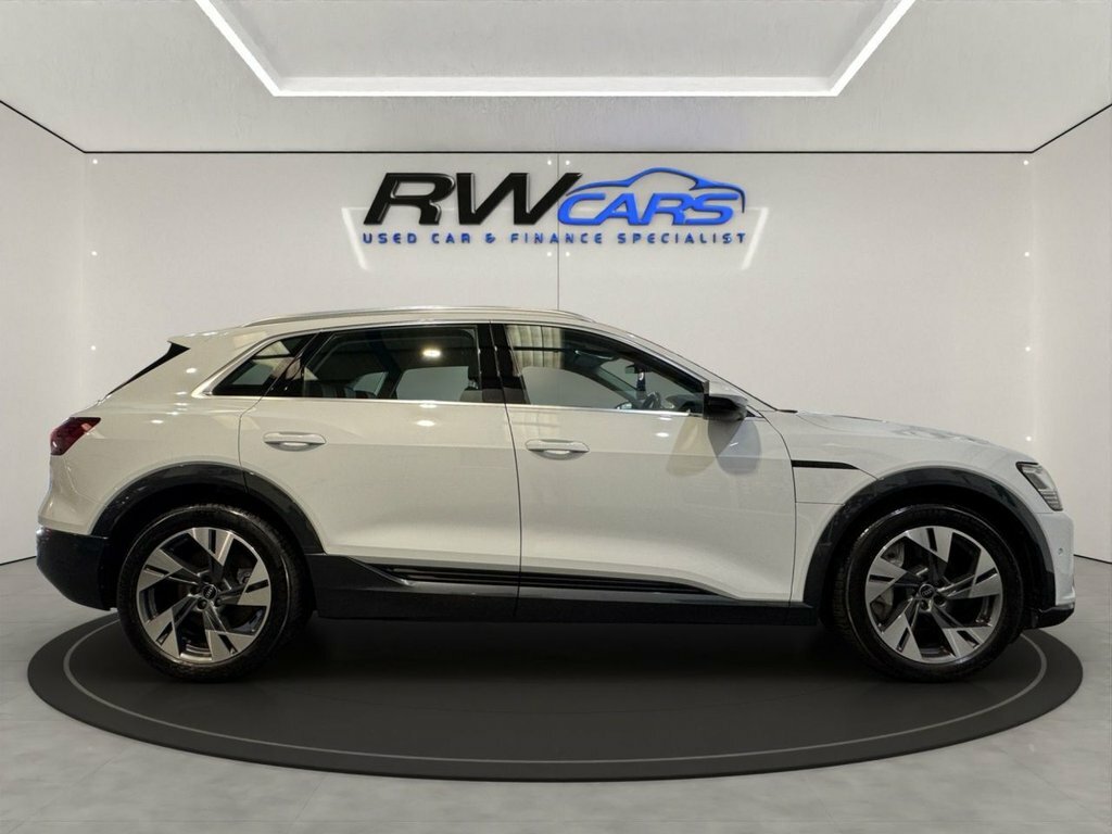 Audi Q8 e tron Suv White #5