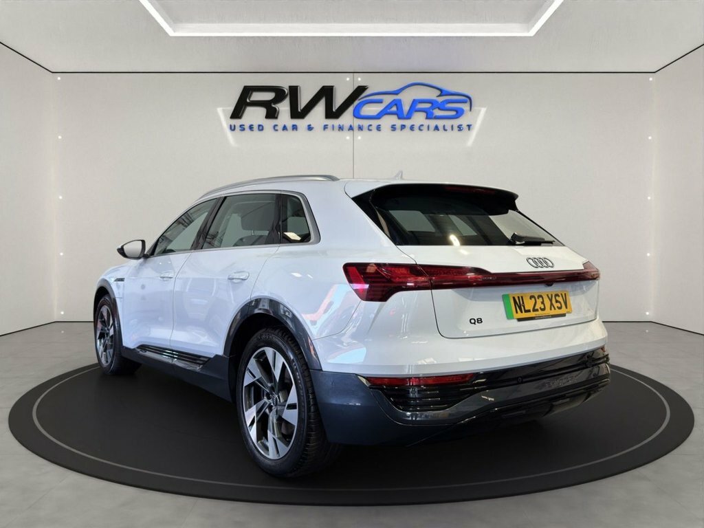 Audi Q8 e tron Suv White #2