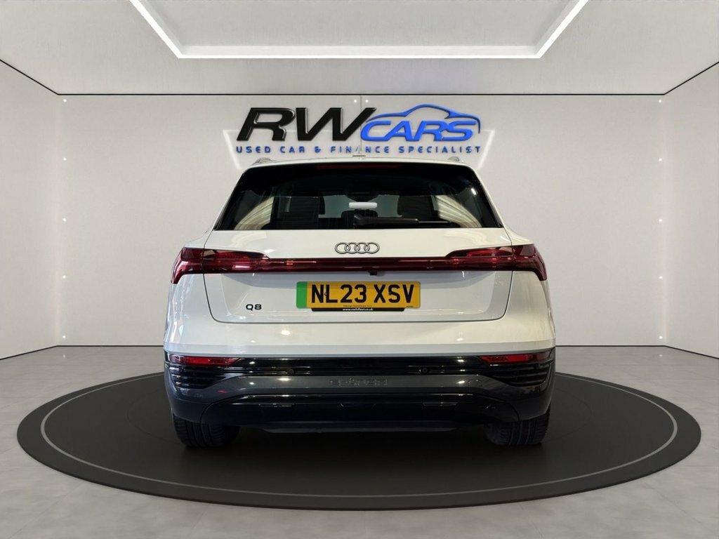 Audi Q8 e tron Suv White #3