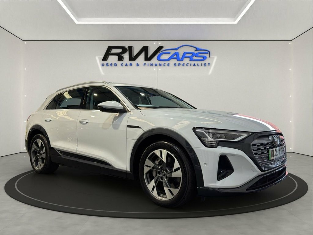 Audi Q8 e tron Suv White #6