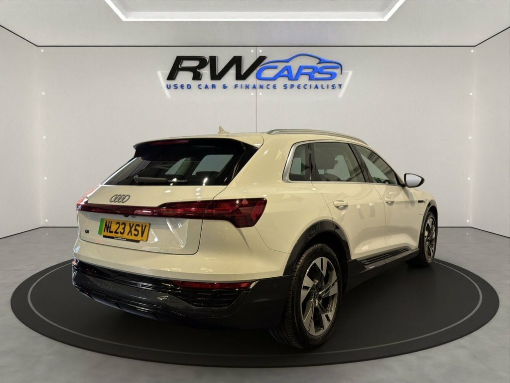 Audi Q8 e tron Suv White #4