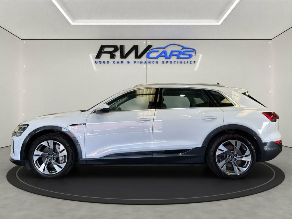 Audi Q8 e tron Suv White