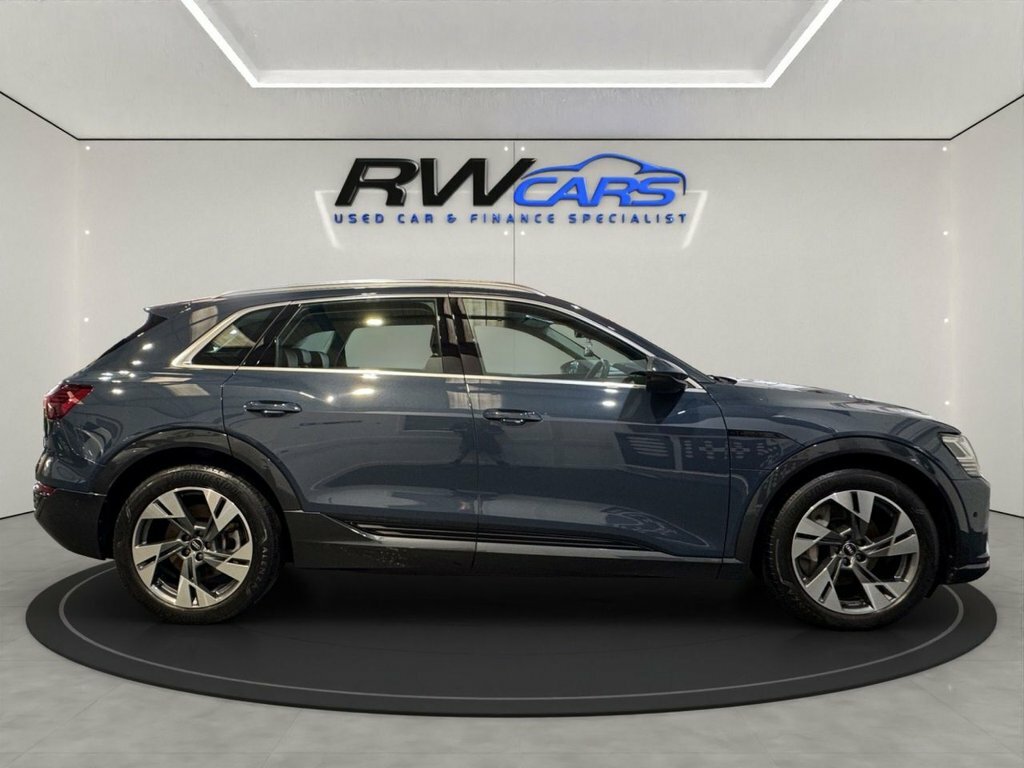 Audi Q8 e tron Suv Blue #5