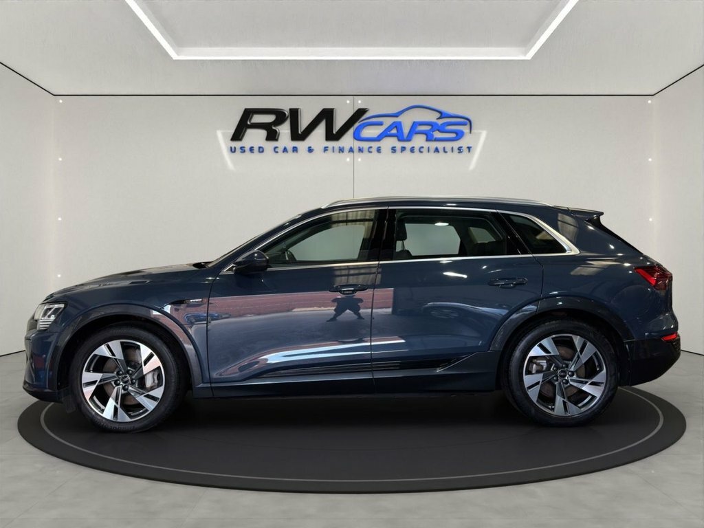 Audi Q8 e tron Suv Blue