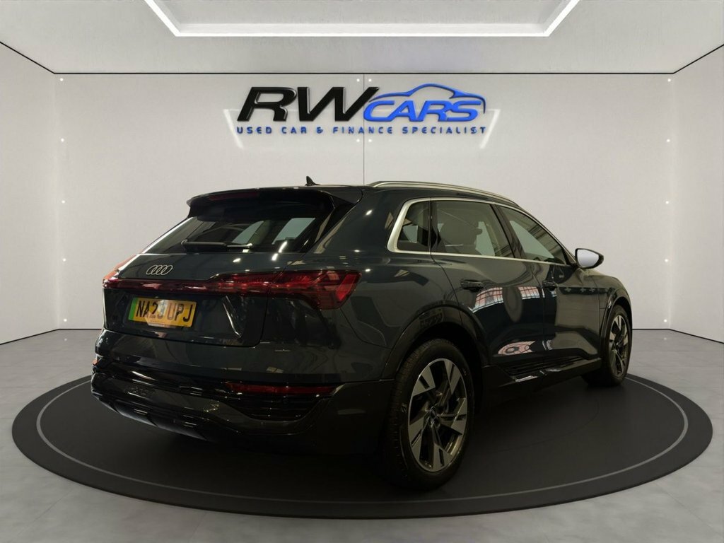 Audi Q8 e tron Suv Blue #4