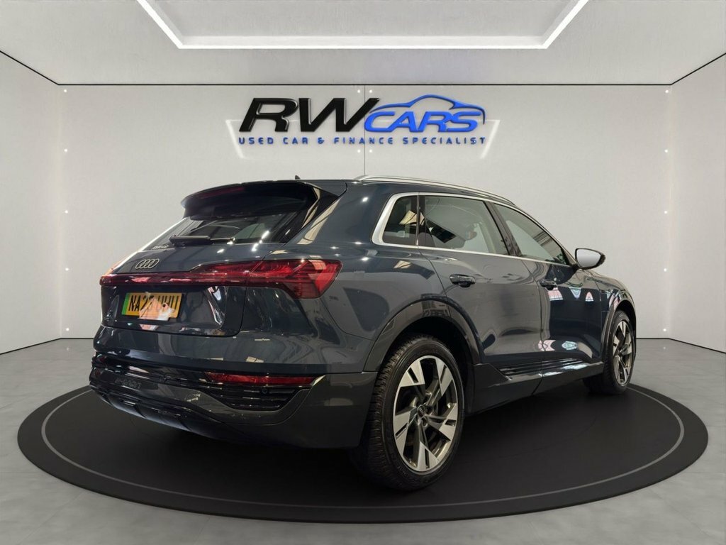 Audi Q8 e tron Suv Blue #4