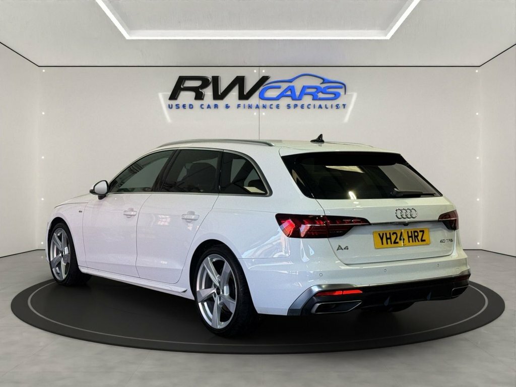 Audi A4 Avant 2L S Line White #2