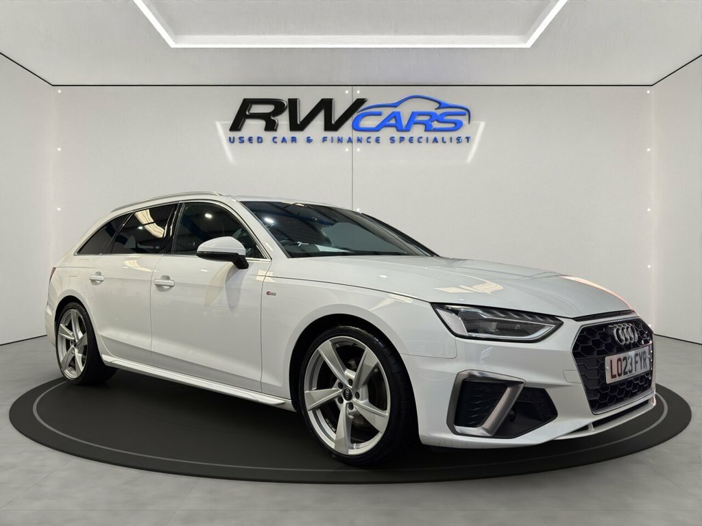 Audi A4 Avant 2L S Line White #6