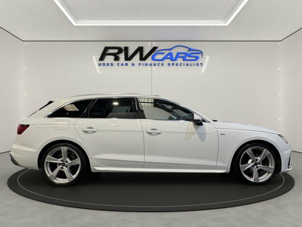 Audi A4 Avant 2L S Line White #5
