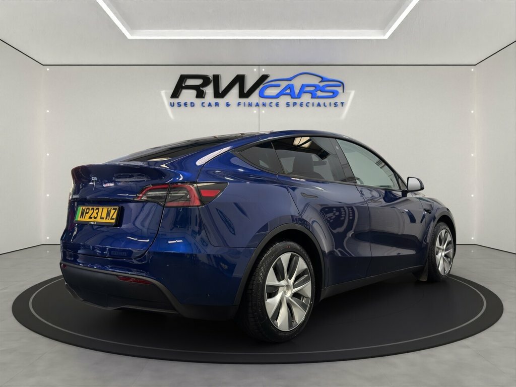 Tesla Model Y Suv Blue #4
