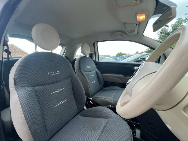 Fiat 500 1.2 Lounge Hatchback Euro 6 Ss White #13