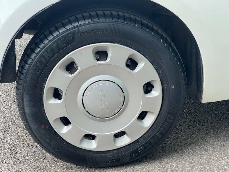 Fiat 500 1.2 Lounge Hatchback Euro 6 Ss White #11