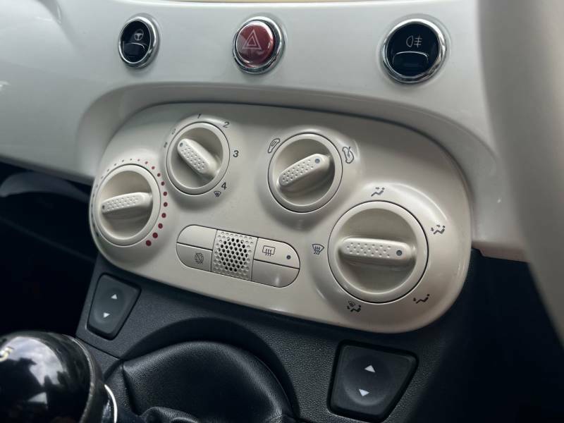 Fiat 500 1.2 Lounge Hatchback Euro 6 Ss White #21