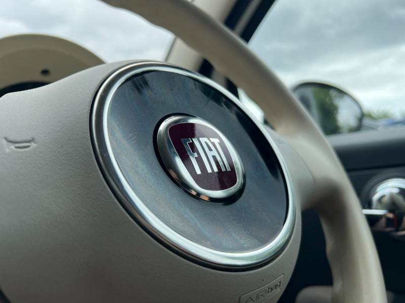 Fiat 500 1.2 Lounge Hatchback Euro 6 Ss White #24