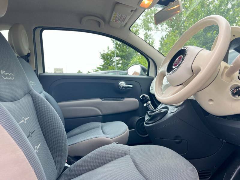 Fiat 500 1.2 Lounge Hatchback Euro 6 Ss White #12