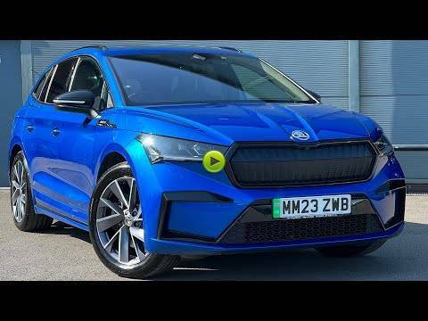 Skoda ENYAQ 195Kw 80X Sportline 82Kwh 4X4 - 2023 23 Blue