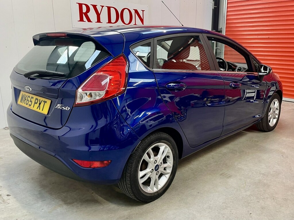 Ford Fiesta 1.5 Tdci Zetec WK65PXT Blue #5