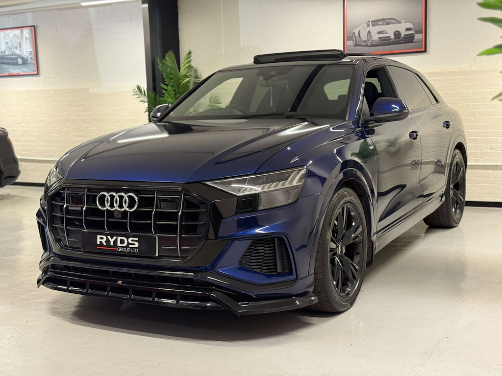 Audi Q8 S Line 50 Tdi Quattro 4Wd Blue #3