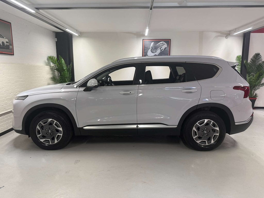 Hyundai Santa Fe Suv White #5