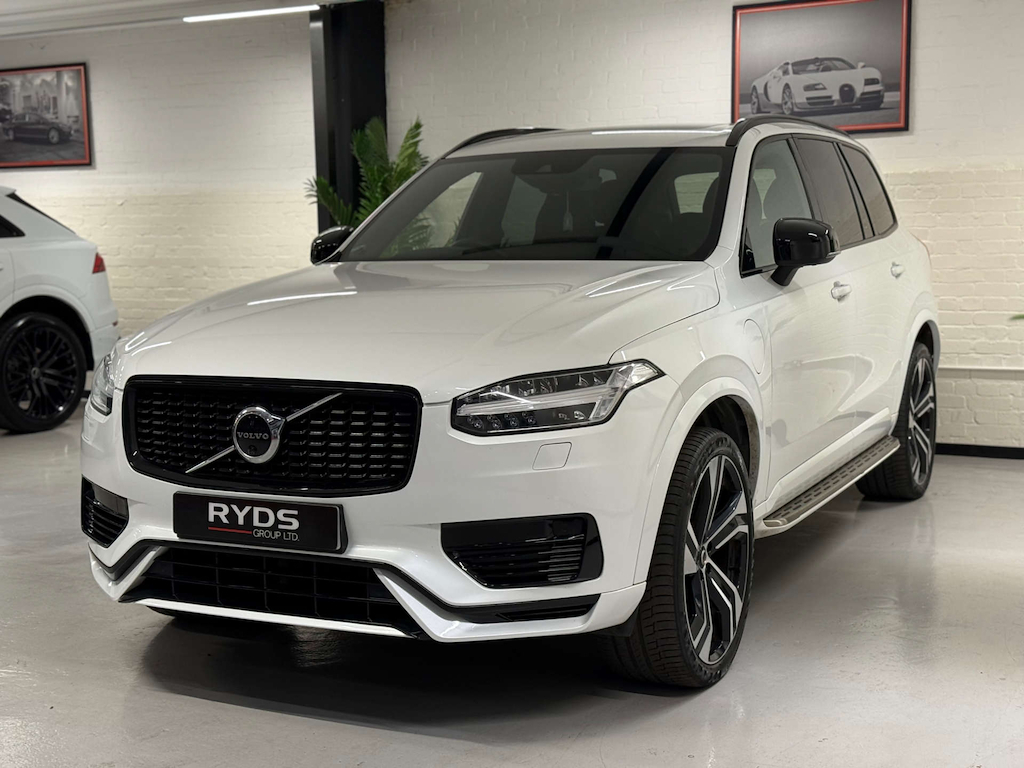 Volvo XC90 R-design T8 Recharge Awd 4Wd White #3