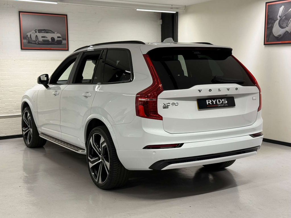 Volvo XC90 R-design T8 Recharge Awd 4Wd White #6
