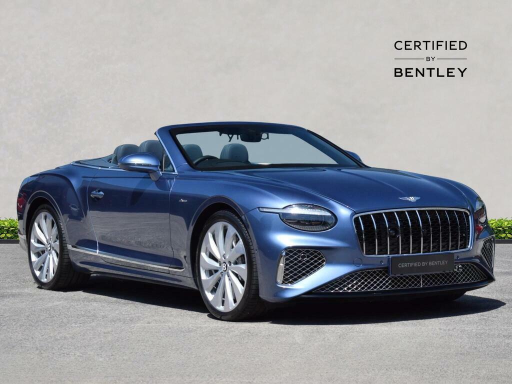 Bentley Continental Gt Convertible Azure V8 Hybrid 4.0 V8 High-performanc Blue