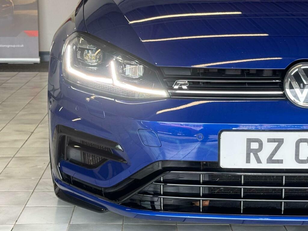 Volkswagen Golf R Blue #4