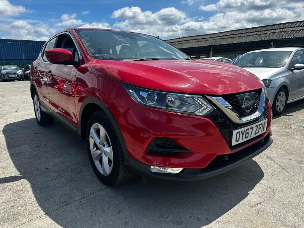 Nissan Qashqai 1.2 Dig-t Acenta Euro 6 Ss OY67ZFN Red #3