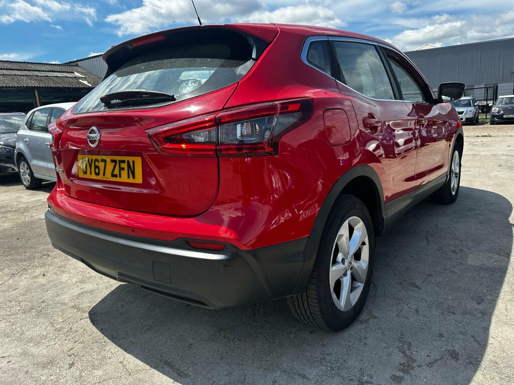 Nissan Qashqai 1.2 Dig-t Acenta Euro 6 Ss OY67ZFN Red #6