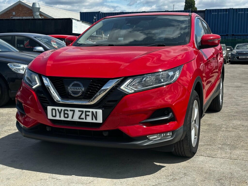 Nissan Qashqai 1.2 Dig-t Acenta Euro 6 Ss OY67ZFN Red #2