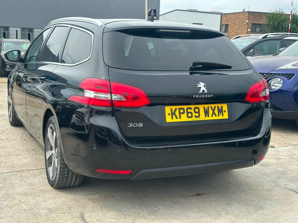 Peugeot 308 SW 1.2 Puretech Tech Edition Euro 6 Ss Black #4