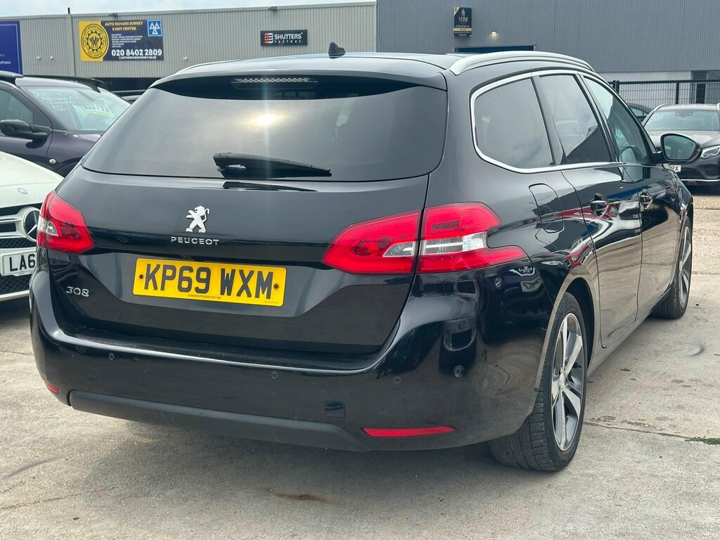 Peugeot 308 SW 1.2 Puretech Tech Edition Euro 6 Ss Black #3