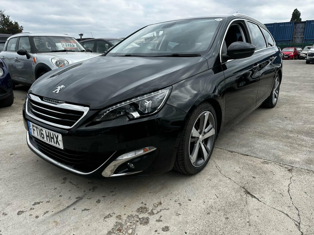 Peugeot 308 SW 1.2 Puretech Allure Eat Euro 6 Ss Black #4