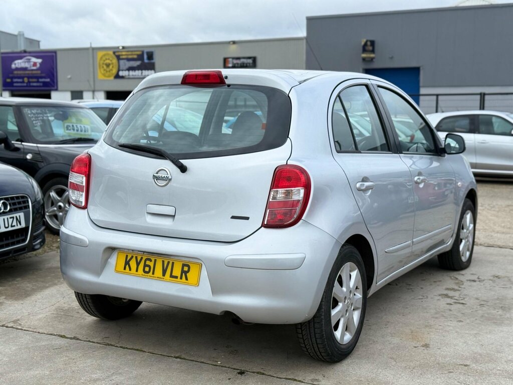 Nissan Micra 1.2 12V Acenta Cvt Euro 5 Silver #5