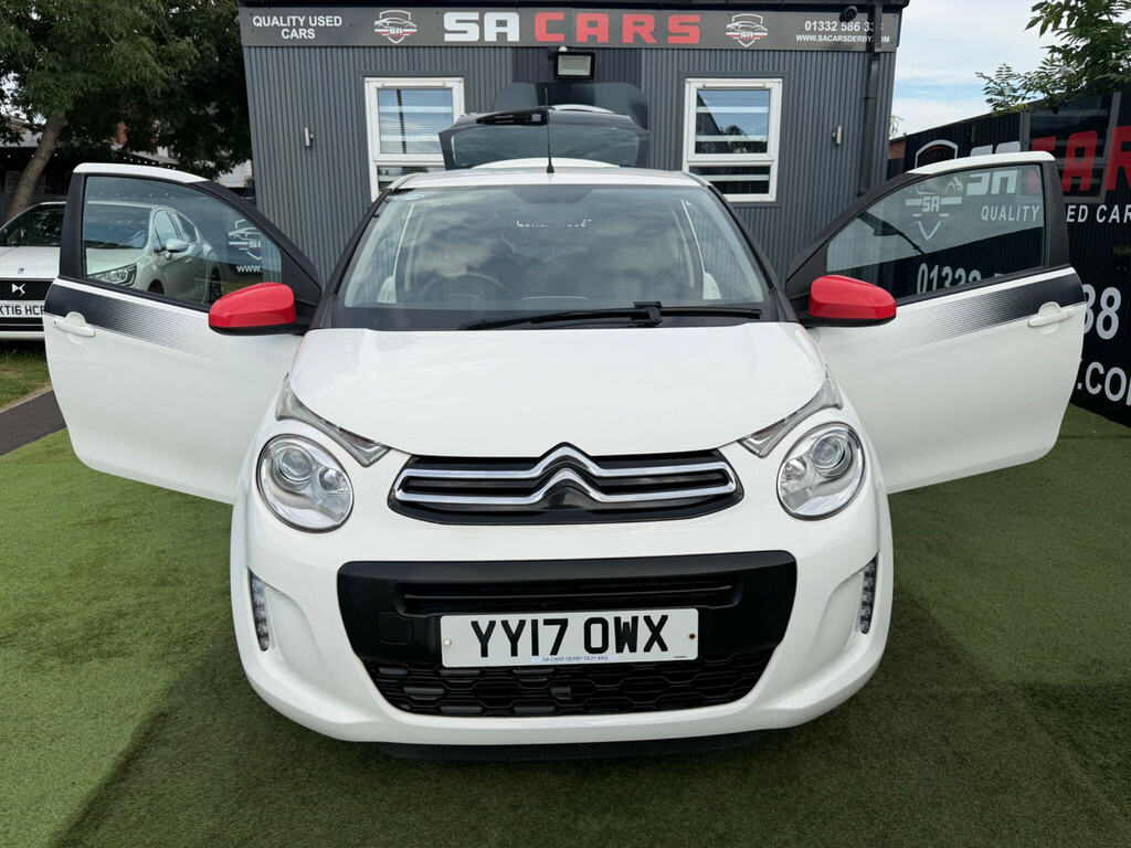 Citroen C1 1.0 Vti Furio Hatchback Euro 6 YY17OWX White #5