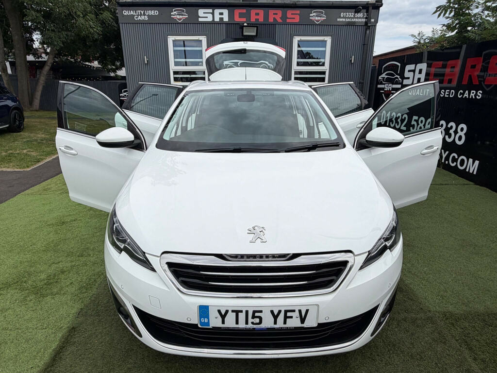 Peugeot 308 SW 1.6 Hdi Allure Estate Euro 5 S White #5